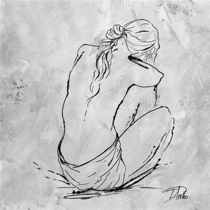 Nude Sketch I - Cuadrostock