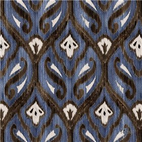 Indigo Ikat II - Cuadrostock