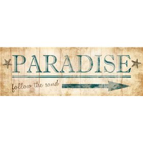 Paradise Sign - Cuadrostock