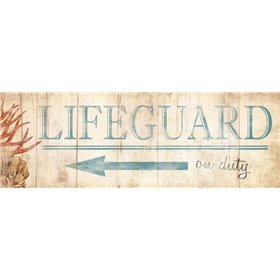 Lifeguard Sign - Cuadrostock