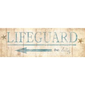 Lifeguard Sign - Cuadrostock