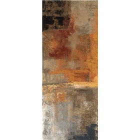 Silver and Amber Panel II - Cuadrostock