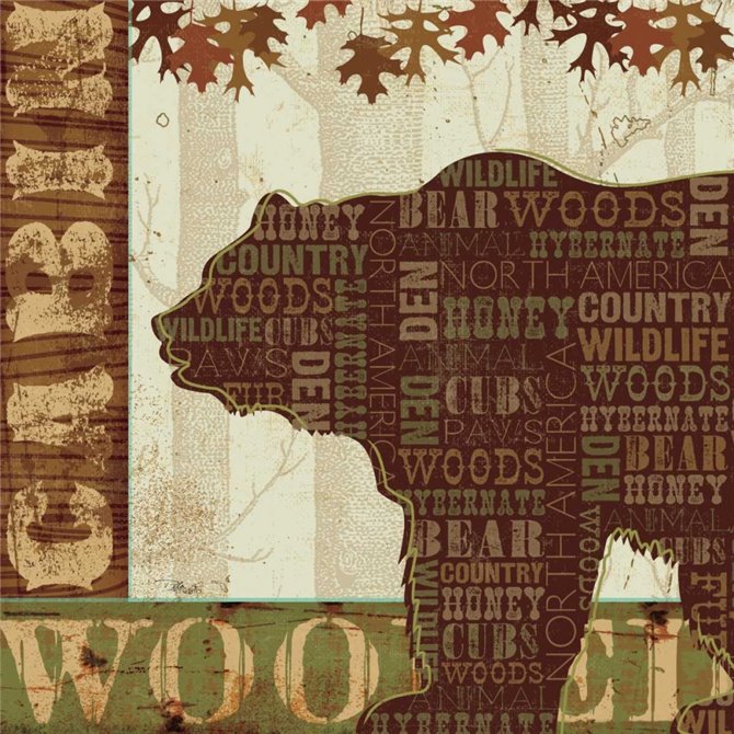 Woodland Words II - Cuadrostock