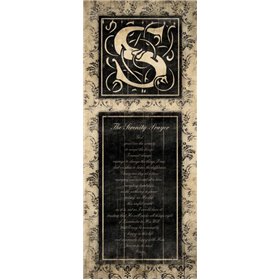 S The Serenity Prayer