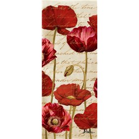 Red Poppies Panel II - Cuadrostock