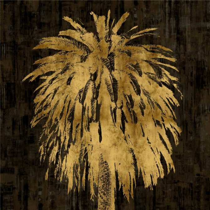 Palms In Gold I - Cuadrostock