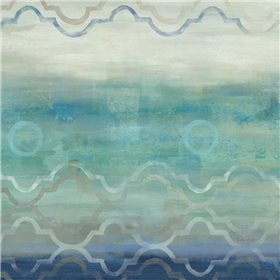 Abstract Waves Blue-Gray I