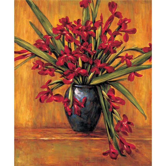 Red Irises - Cuadrostock