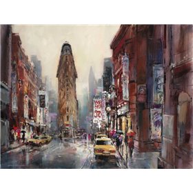 New York Rain - Cuadrostock