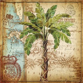 Antique Nautical Palms I - Cuadrostock