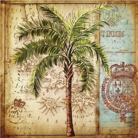 Antique Nautical Palms II