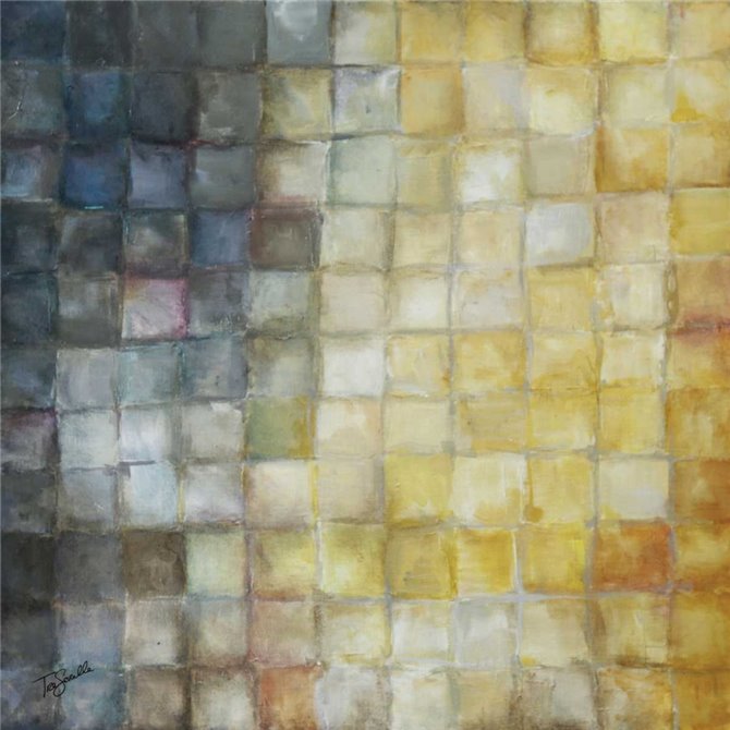 Yellow Gray Mosaics I