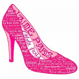 Pink Paris Shoe - Cuadrostock