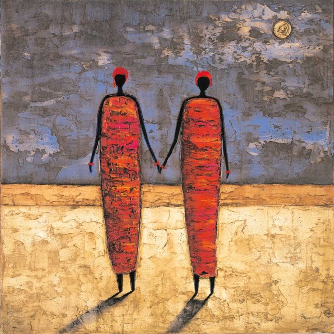 Friends at Dusk