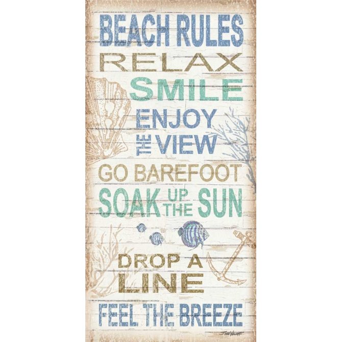Beach Rules - Cuadrostock
