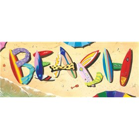 Beach in Boards