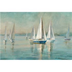 Sailboats at Sunrise - Cuadrostock