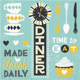 Retro Diner Collection Pattern Master - Cuadrostock