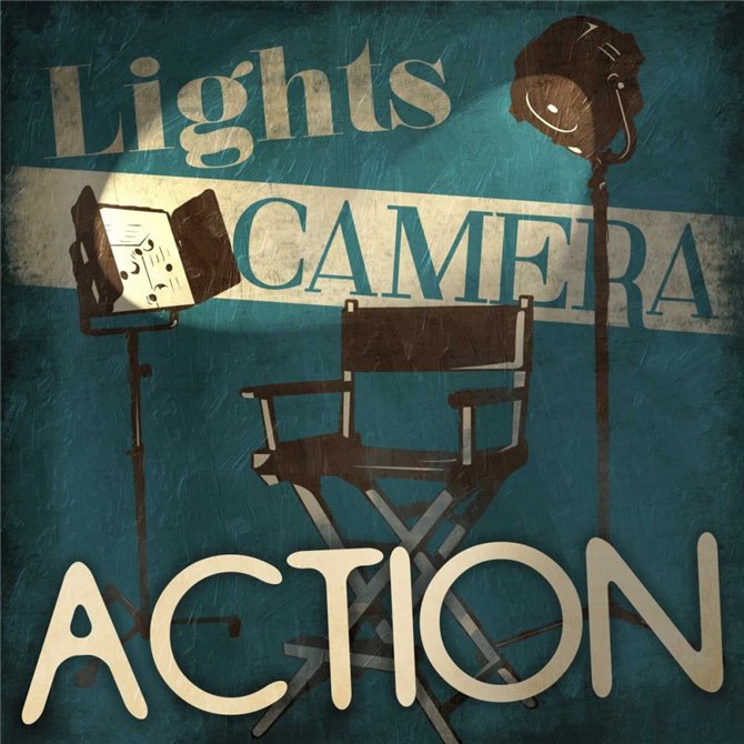 Lights Camera Action - Cuadrostock