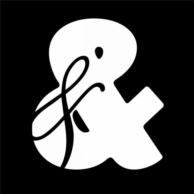 Cuadro para dormitorio - Ampersand Black - Cuadrostock