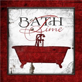 Crimson Bath Time - Cuadrostock