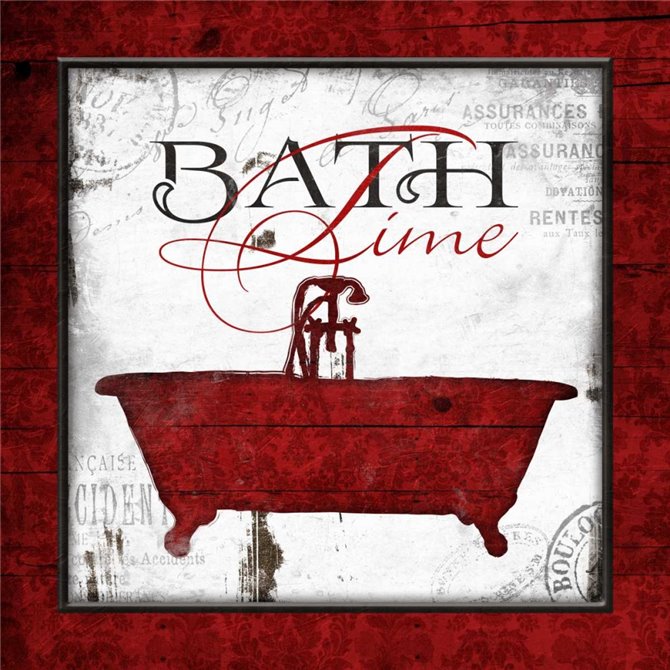Crimson Bath Time