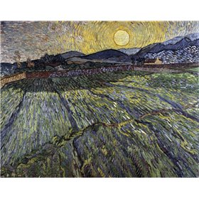 Enclosed Field with Rising Sun, Saint-Remy