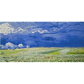 Field under a Stormy Sky