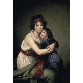 Madame Vigee Le Brun and Her Daughter - Cuadrostock