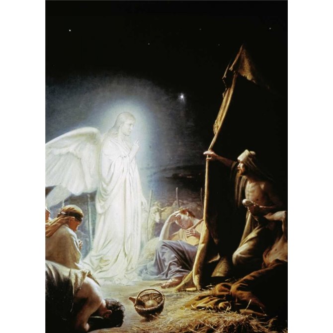 Angel and the Shepherds - Cuadrostock
