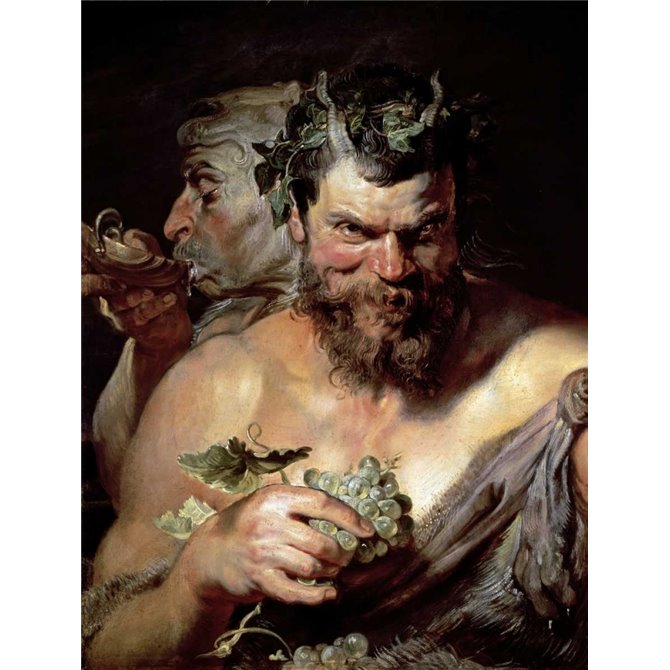 The Two Satyrs - Cuadrostock