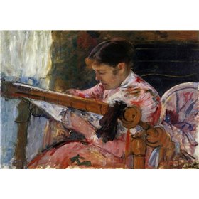 Lydia Seated At An Embroidery Frame 1881 - Cuadrostock