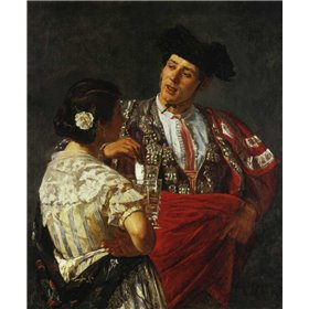 Offering The Panal To The Bullfighter 1872 - Cuadrostock