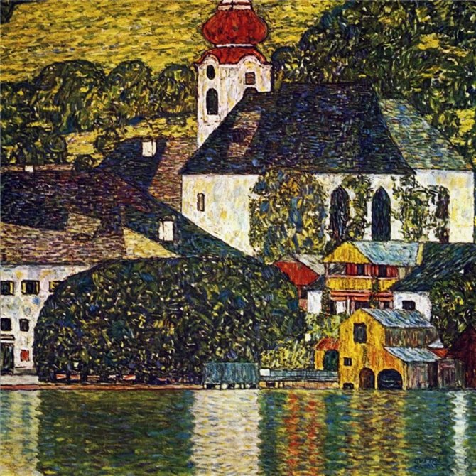 Church At Unterach On The Attersee - Cuadrostock
