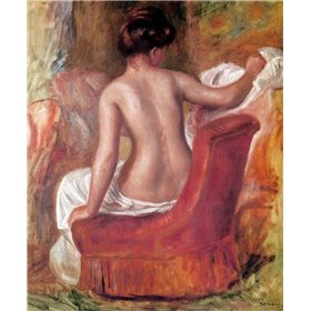 Nude In Chair - Cuadrostock