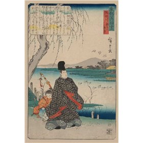 Episode of Miyakodori at Sumidagawa (Sumidagawa miyakodori no koji), 1844 - Cuadrostock