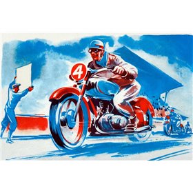 No. 4 Motorcycle - Cuadrostock