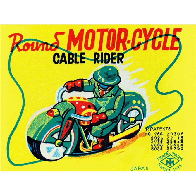 Round Motor-cycle Cable Rider - Cuadrostock