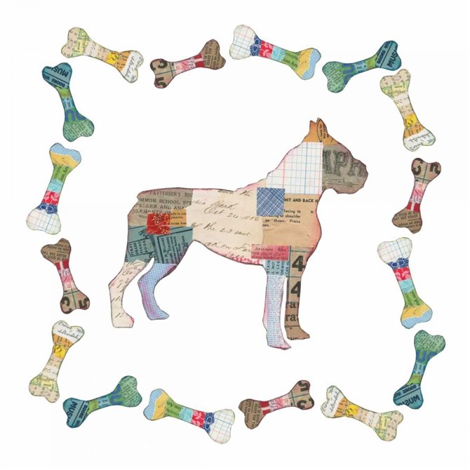 Good Dog I Sq with Border