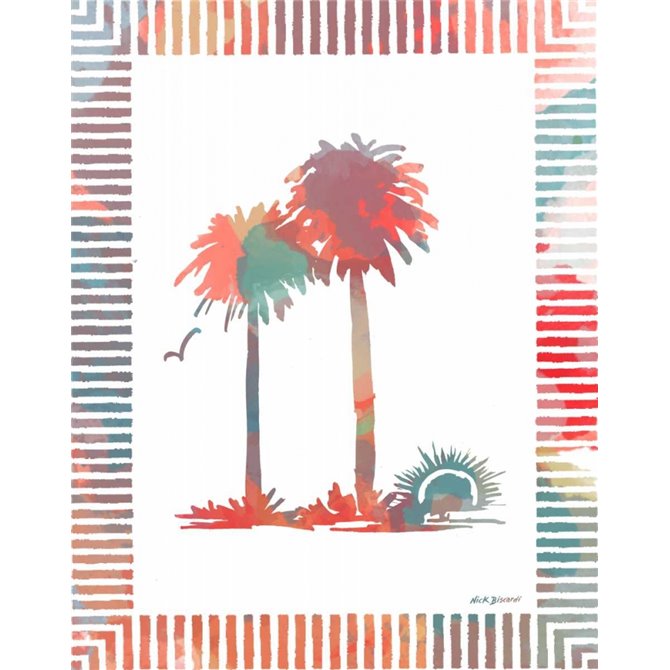 Watercolor Palms IV - Cuadrostock