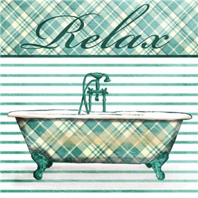 Relaxed Plaid Bath