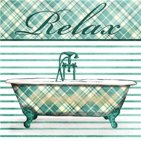 Relaxed Plaid Bath - Cuadrostock