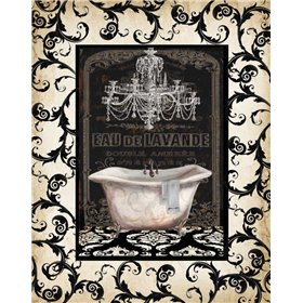 Midnight Bath with border I 