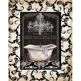 Midnight Bath with border I  - Cuadrostock