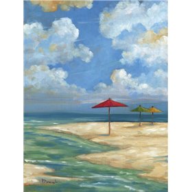 Umbrella Beachscape I - Cuadrostock