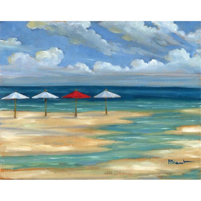 Umbrella Beachscape III - Cuadrostock