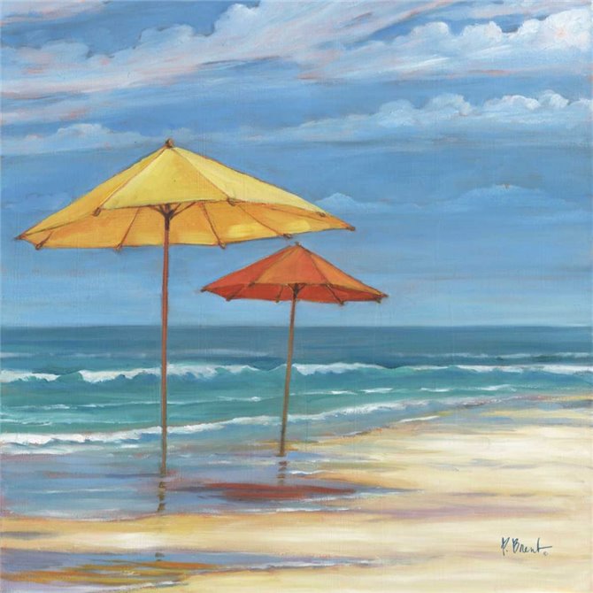 Umbrella Beachscape Sq. II