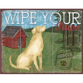 Wipe Your Paws - Cuadrostock