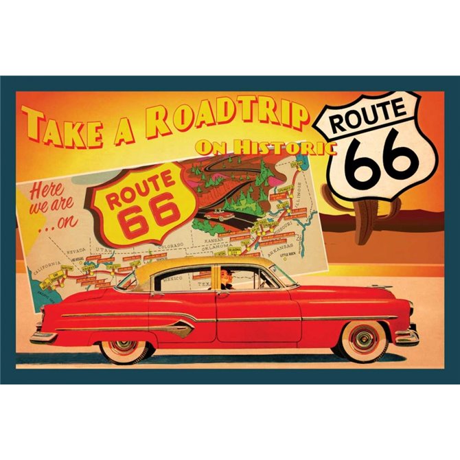 Route 66 I - Cuadrostock