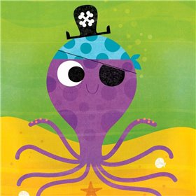 Pirate Octopus - Cuadrostock